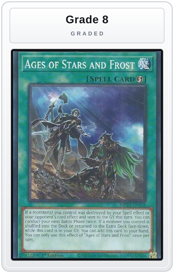Graded - Ages of Stars and Frost — Grade 8 graded overlay