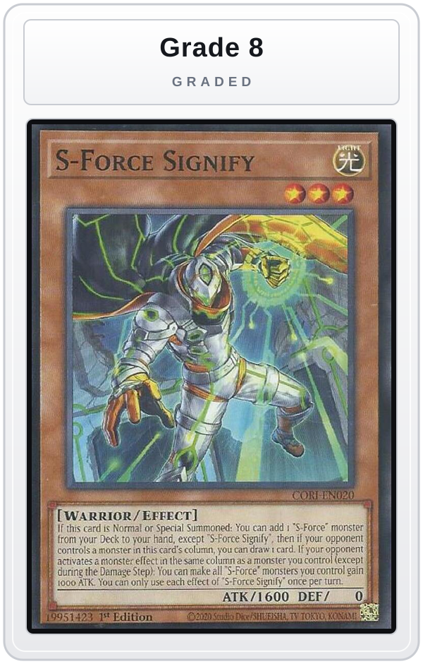 Graded - S-Force Signify — Grade 8 graded overlay