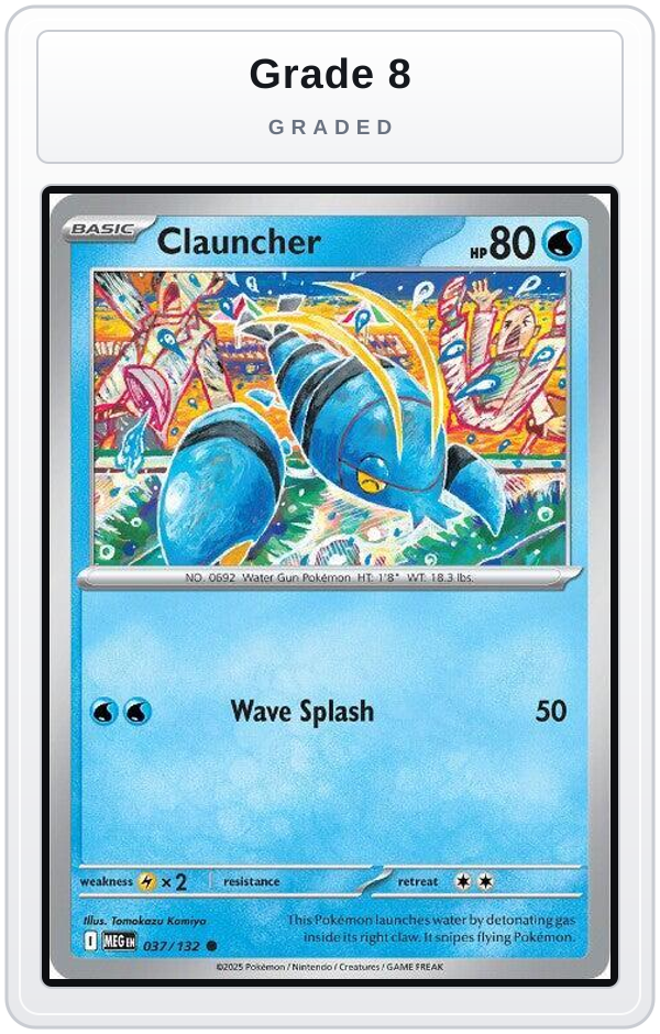 Graded - Clauncher — Grade 8 graded overlay