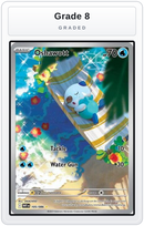 Graded - Oshawott - 105/086 — Grade 8 graded overlay