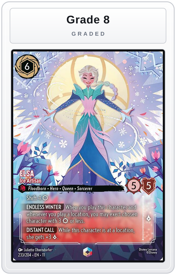 Graded - Elsa - Ice Artisan (Enchanted) — Grade 8 graded overlay