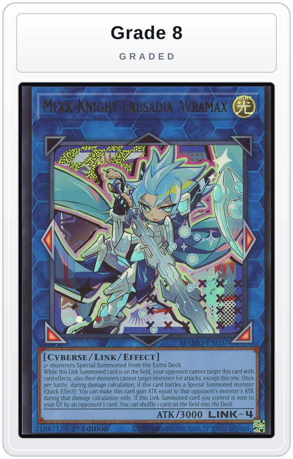 Graded - Mekk-Knight Crusadia Avramax — Grade 8 graded overlay