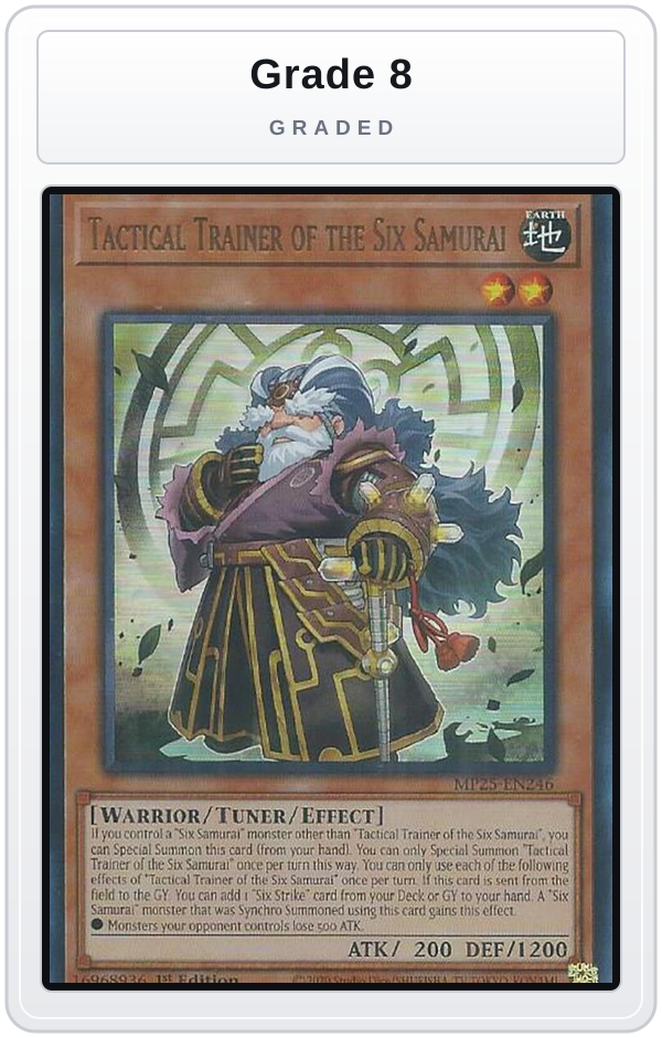 Graded - Tactical Trainer of the Six Samurai — Grade 8 graded overlay