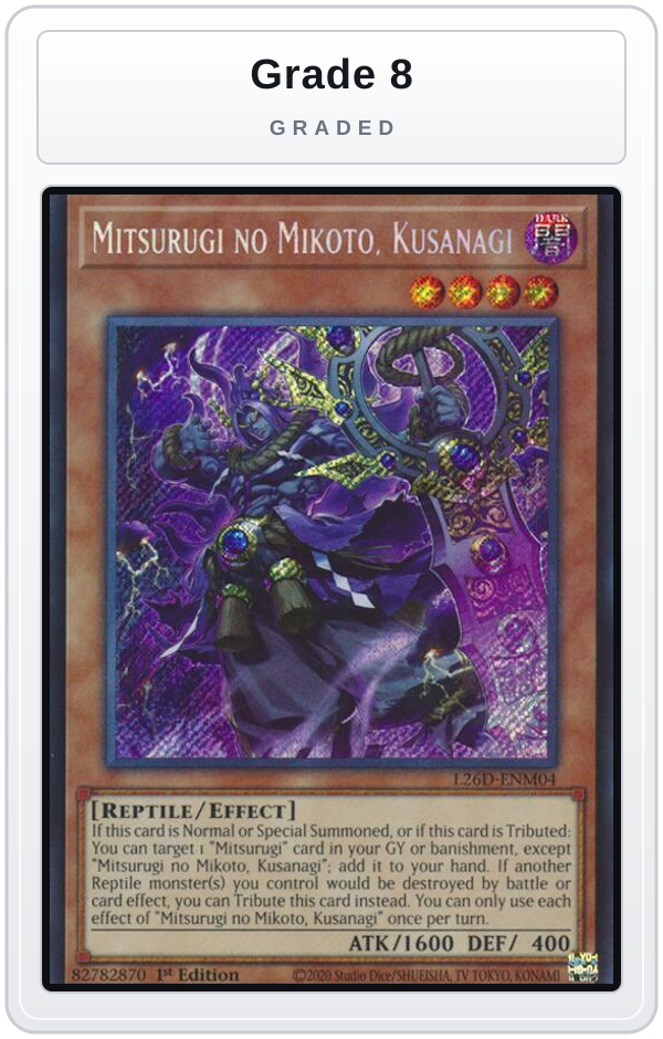 Graded - Mitsurugi no Mikoto, Kusanagi — Grade 8 graded overlay
