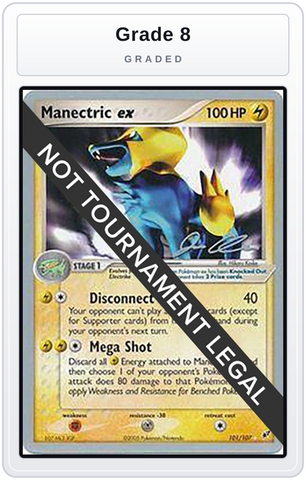 Graded - Manectric ex - 2006 (Jason Klaczynski) — Grade 8 graded overlay