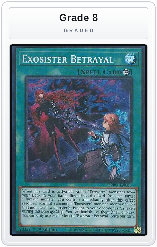Graded - Exosister Betrayal — Grade 8 graded overlay