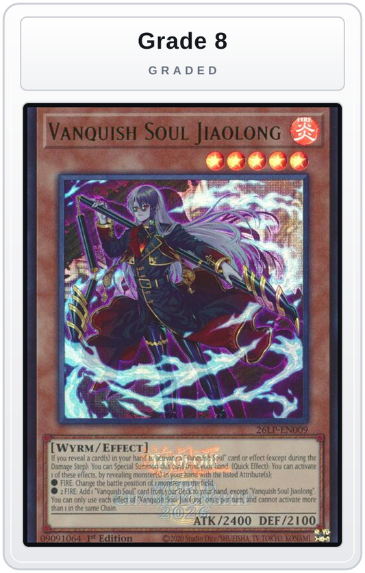 Graded - Vanquish Soul Jiaolong (Emblazoned) — Grade 8 graded overlay