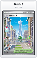 Graded - Lumiose City - 111/088 — Grade 8 graded overlay
