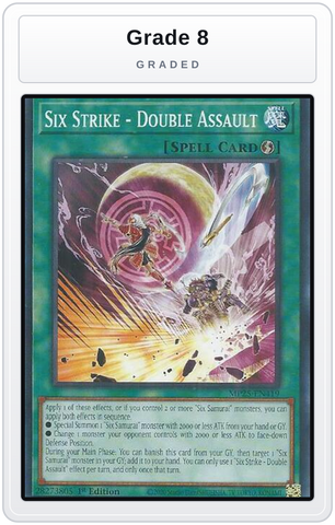 Graded - Six Strike - Double Assault — Grade 8 graded overlay