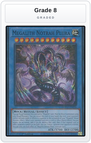 Graded - Megalith Notrah Plura — Grade 8 graded overlay
