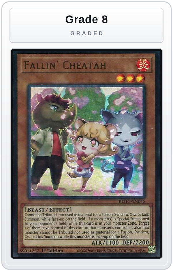 Graded - Fallin' Cheatah — Grade 8 graded overlay