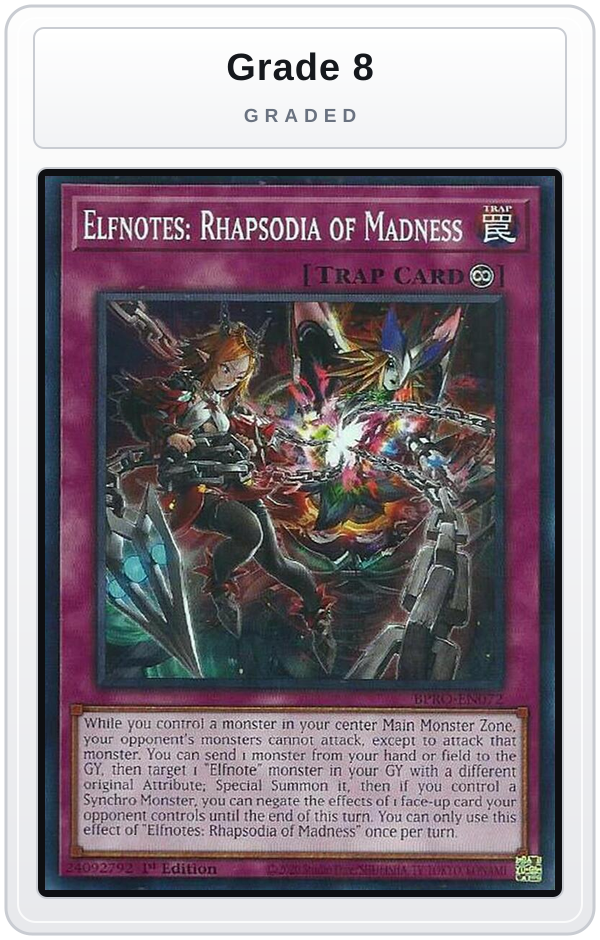Graded - Elfnotes: Rhapsodia of Madness — Grade 8 graded overlay