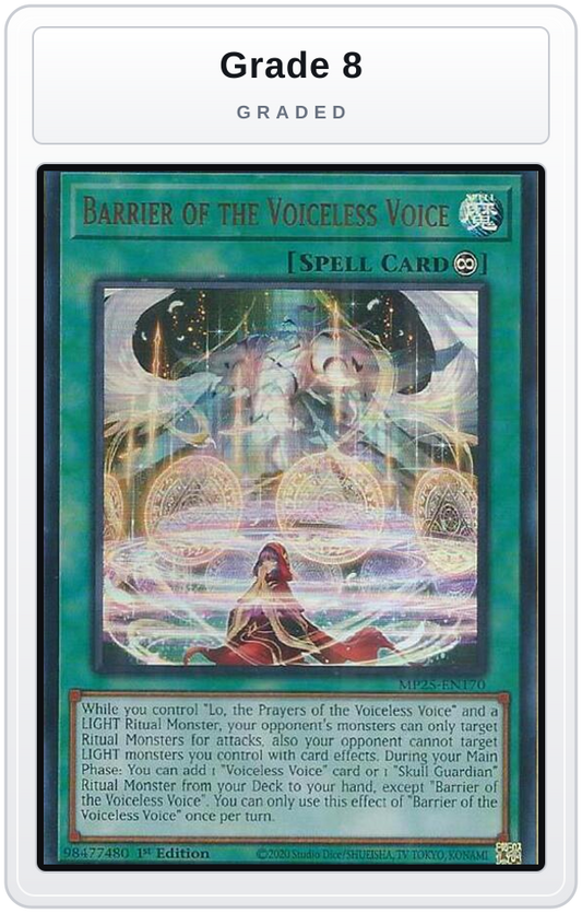 Graded - Barrier of the Voiceless Voice — Grade 8 graded overlay