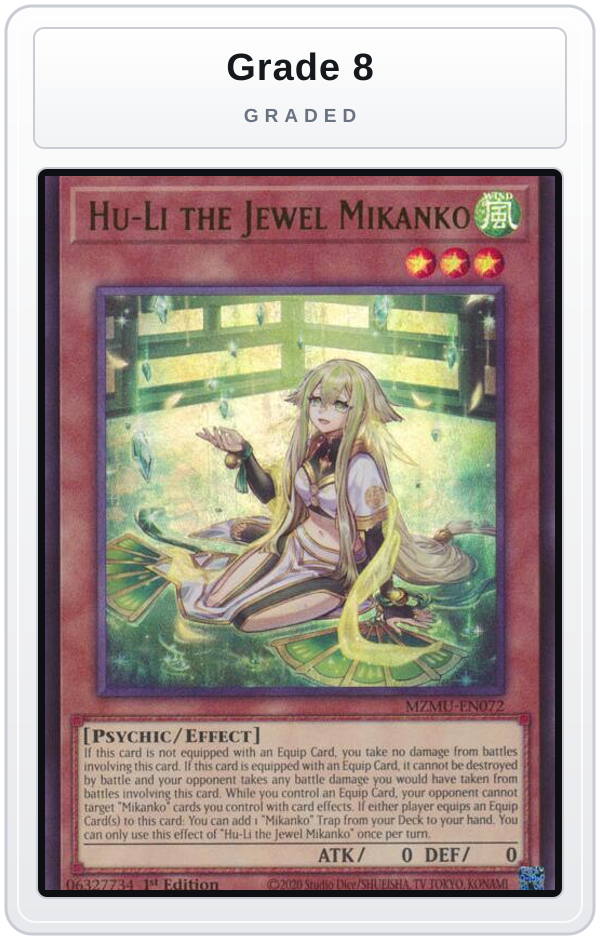 Graded - Hu-Li the Jewel Mikanko — Grade 8 graded overlay