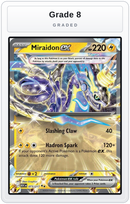 Graded - Miraidon ex — Grade 8 graded overlay