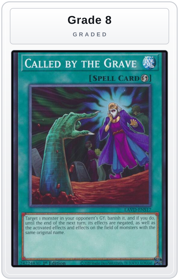 Graded - Called by the Grave (LAVD-ENS17) — Grade 8 graded overlay
