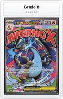 Graded - Mega Charizard X ex — Grade 8 graded overlay