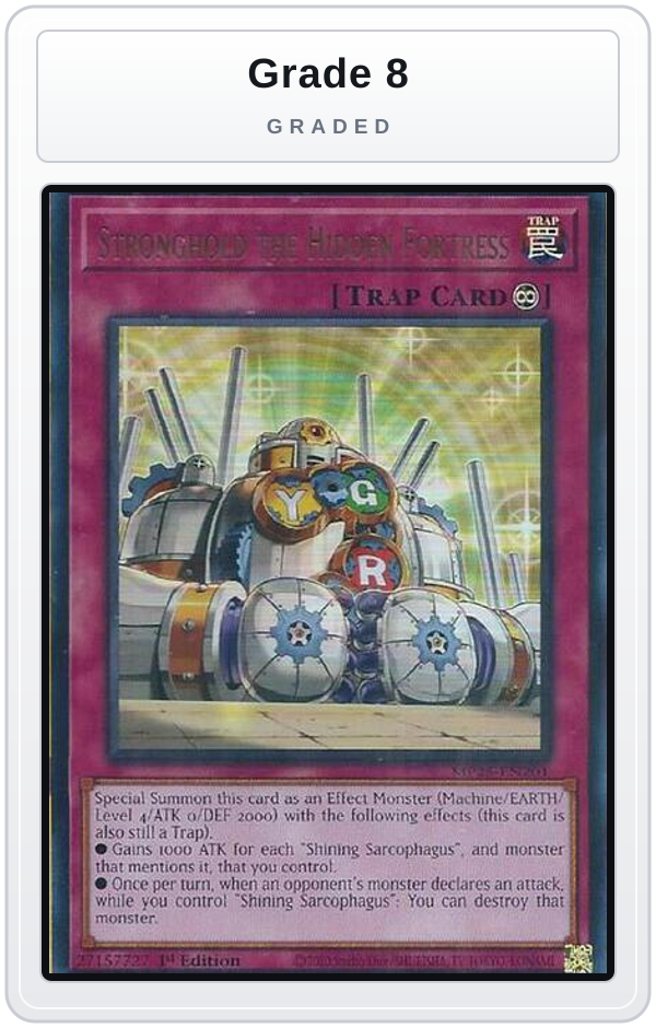 Graded - Stronghold the Hidden Fortress — Grade 8 graded overlay