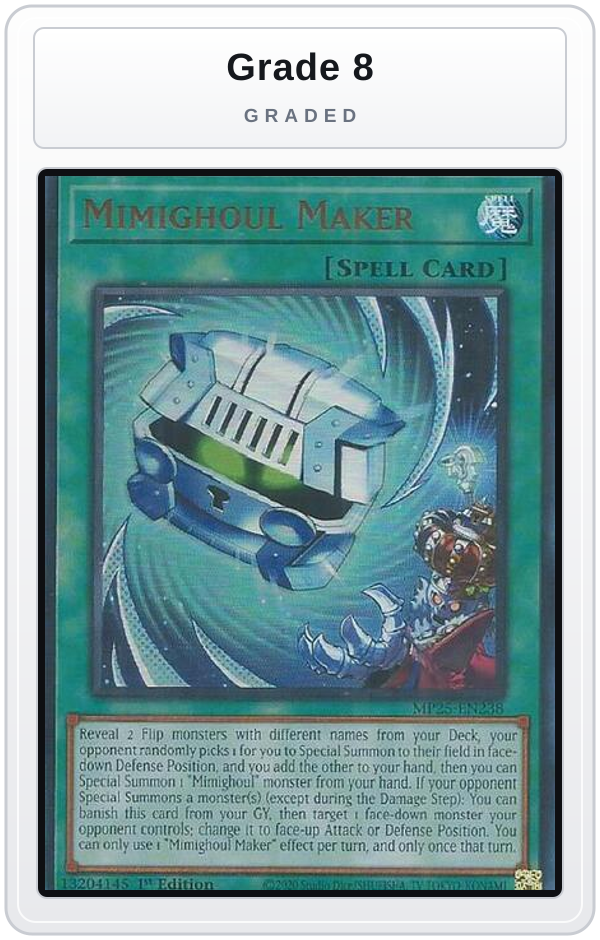 Graded - Mimighoul Maker — Grade 8 graded overlay