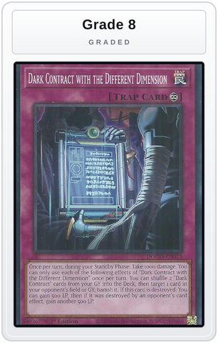 Graded - Dark Contract with the Different Dimension — Grade 8 graded overlay