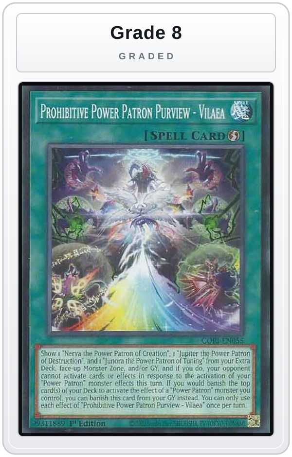 Graded - Prohibitive Power Patron Purview - Vilaea — Grade 8 graded overlay