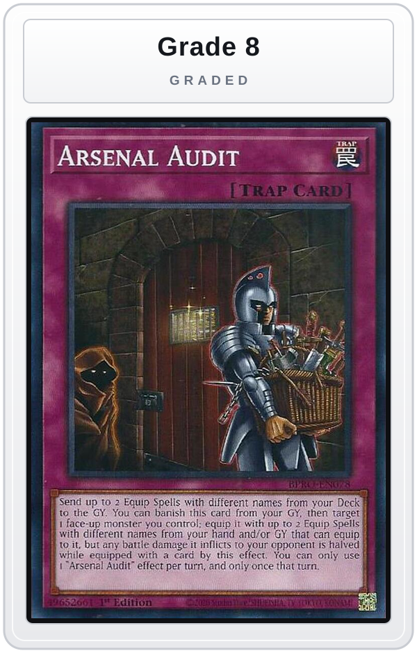 Graded - Arsenal Audit — Grade 8 graded overlay