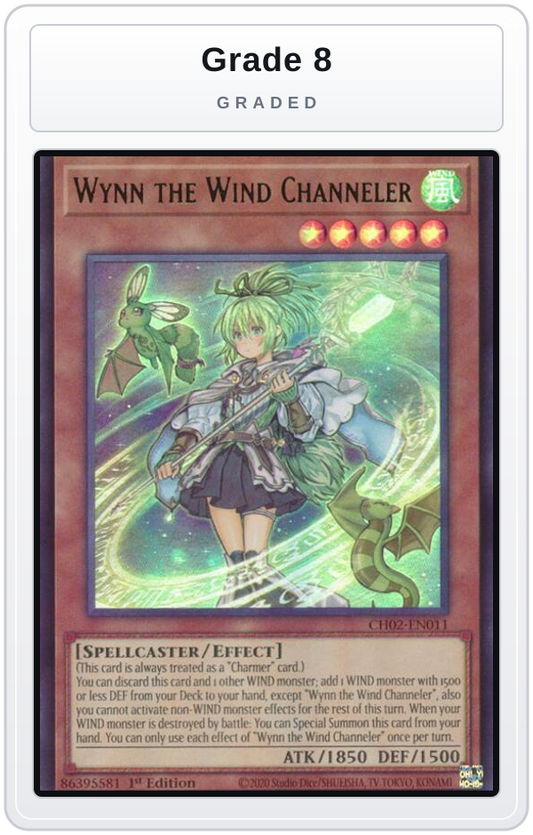 Graded - Wynn the Wind Channeler — Grade 8 graded overlay
