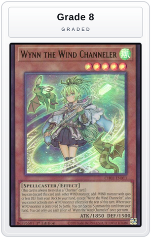 Graded - Wynn the Wind Channeler — Grade 8 graded overlay