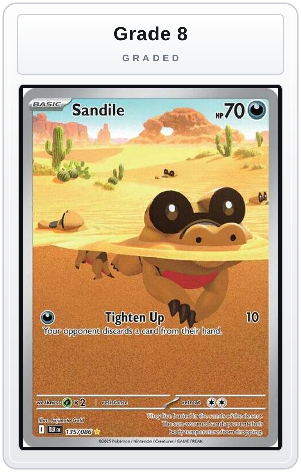 Graded - Sandile - 135/086 — Grade 8 graded overlay
