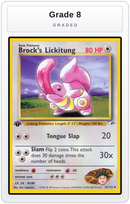 Graded - Brock's Lickitung — Grade 8 graded overlay