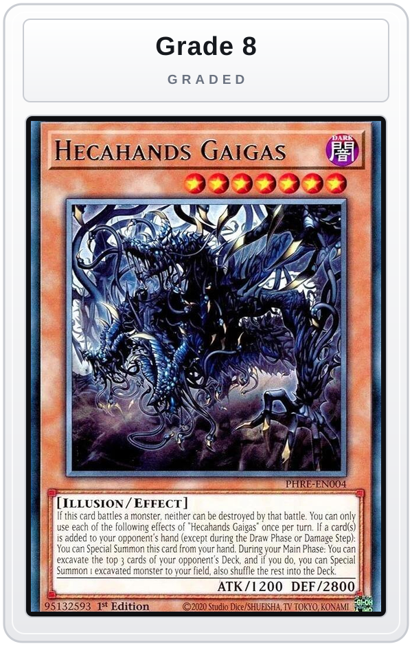 Graded - Hecahands Gaigas — Grade 8 graded overlay
