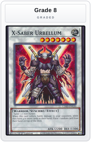 Graded - X-Saber Urbellum — Grade 8 graded overlay