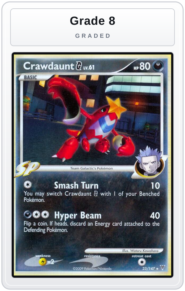 Graded - Crawdaunt G — Grade 8 graded overlay