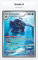 Graded - Carracosta - 107/086 — Grade 8 graded overlay