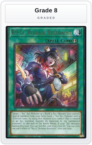Graded - K9-LC Release Restraint — Grade 8 graded overlay