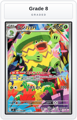 Graded - Ludicolo - 081/080 — Grade 8 graded overlay