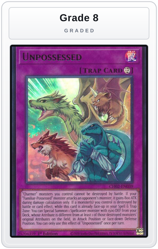 Graded - Unpossessed — Grade 8 graded overlay