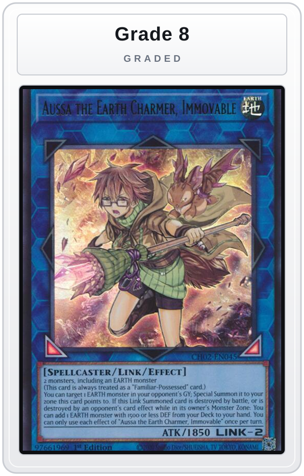 Graded - Aussa the Earth Charmer, Immovable — Grade 8 graded overlay