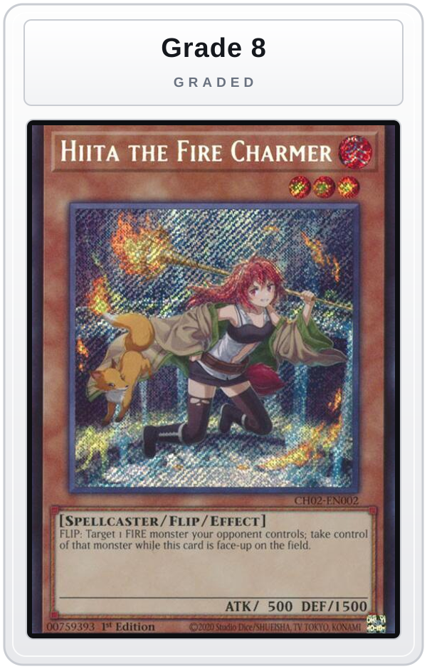 Graded - Hiita the Fire Charmer — Grade 8 graded overlay