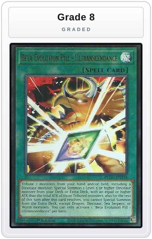 Graded - Beta Evolution Pill - Ultranscendance — Grade 8 graded overlay