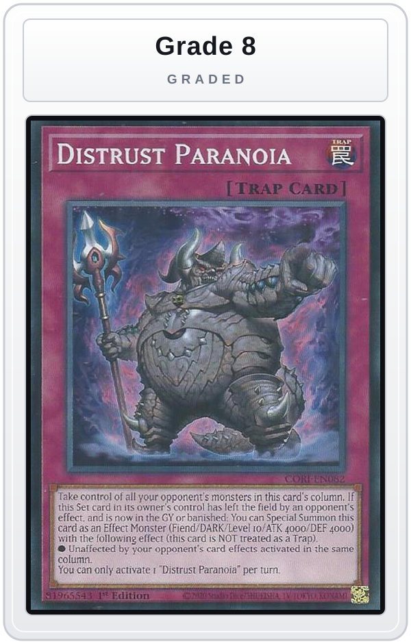 Graded - Distrust Paranoia — Grade 8 graded overlay