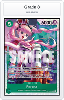 Graded - Perona - OP14-033 — Grade 8 graded overlay