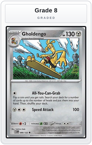 Graded - Gholdengo — Grade 8 graded overlay