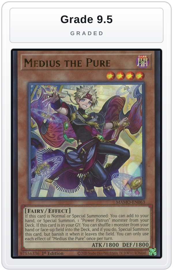 Graded - Medius the Pure — Grade 9.5 graded overlay