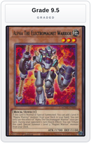 Graded - Alpha The Electromagnet Warrior — Grade 9.5 graded overlay