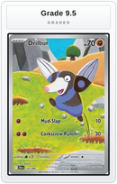 Graded - Drilbur - 124/086 — Grade 9.5 graded overlay