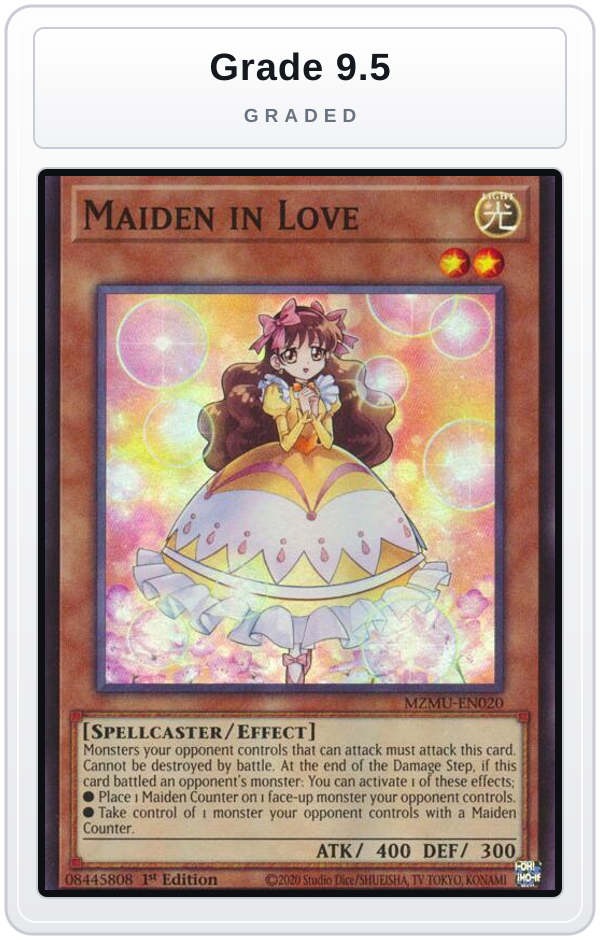 Graded - Maiden in Love — Grade 9.5 graded overlay