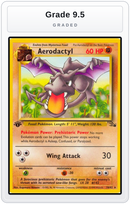 Graded - Aerodactyl (16) — Grade 9.5 graded overlay