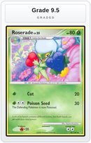 Graded - Roserade — Grade 9.5 graded overlay