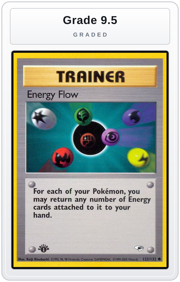 Graded - Energy Flow — Grade 9.5 graded overlay